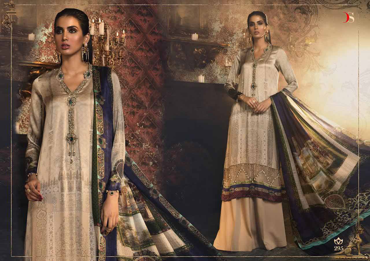 Maria B Silk Deepsy Satin Silk Handwork Suits Maria B Silk Deepsy Satin Silk Handwork Suits